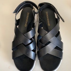 Cole Haan Zerogrand Black Sandals